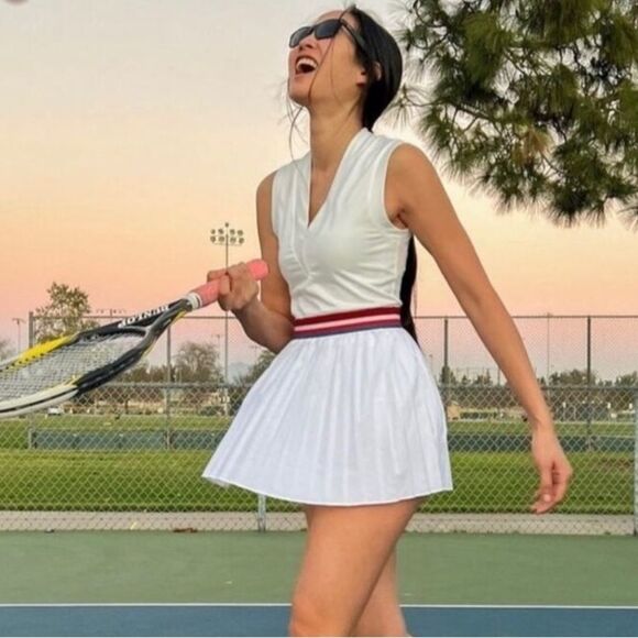 Free People Movement You Got Served white tennis dress Size S - Picture 2 of 12